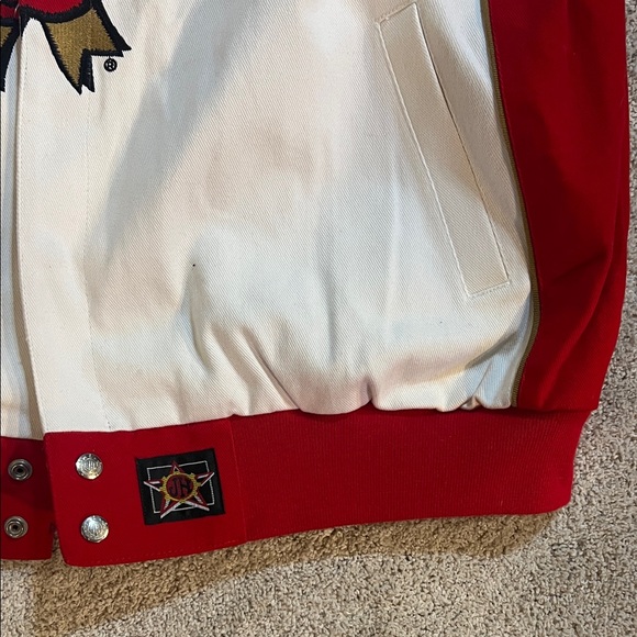 Red and White Racing Jacket - Picture 5 of 11
